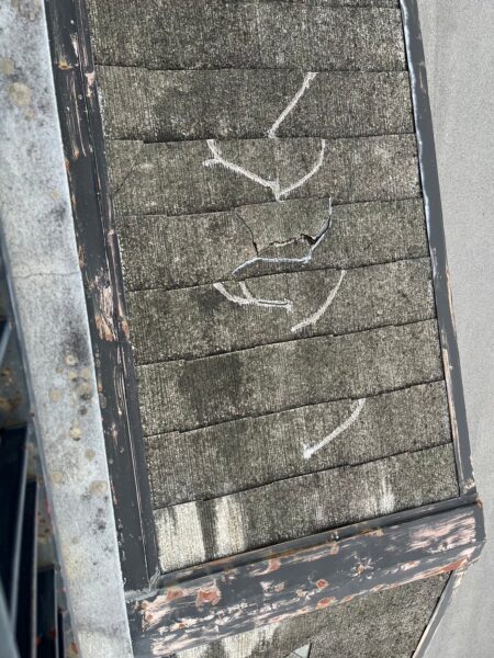 石田様邸　下屋根工事before